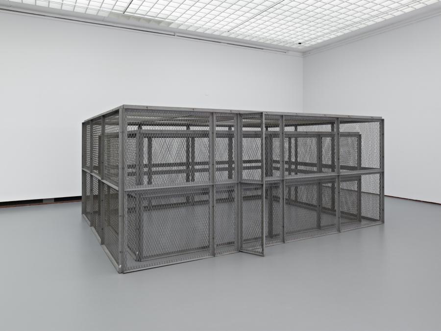 Double Steel Cage Piece (Dubbele stalen kooiconstructie)