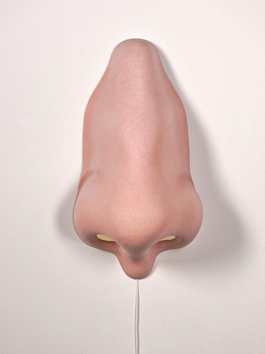 Nose Sculpture Wall Sconce (Wasp II)