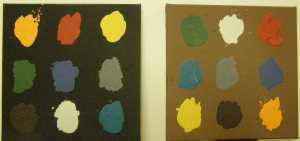 Diptych with Spots