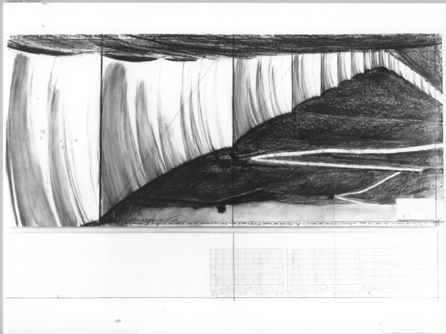 Running Fence, Project for Sonoma and Marin Counties, State of California (Lopende schutting, project voor Sonoma County en Marin County, staat Californië)