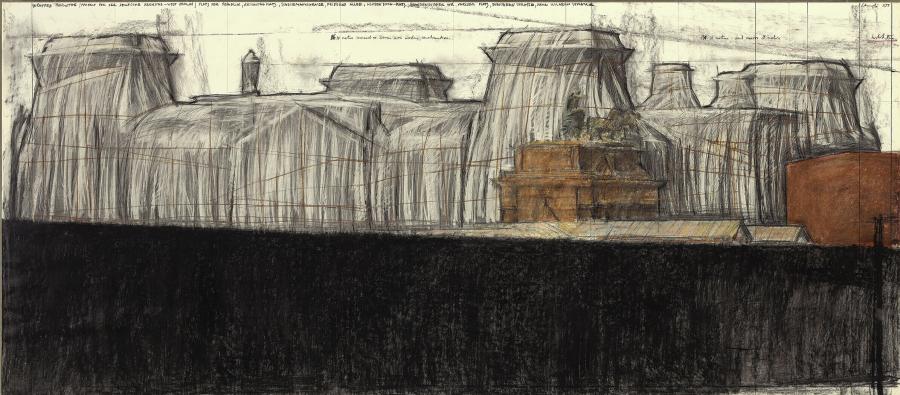 Wrapped Reichstag, Project for West-Berlin (Ingepakte Reichstag, project voor West-Berlijn)