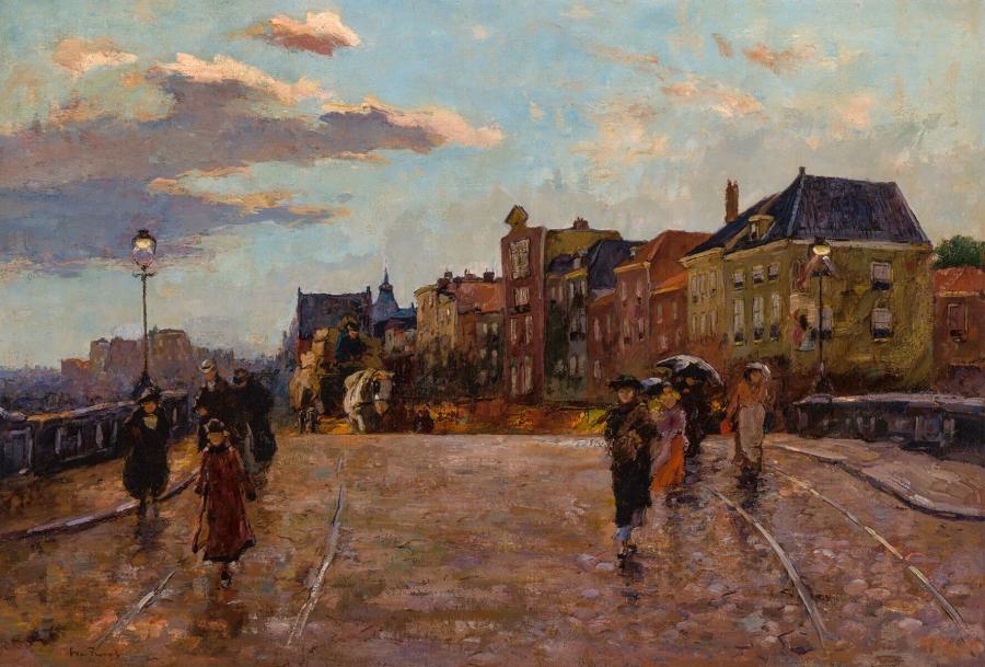 Stadsgezicht (Heerengracht, Den Haag)