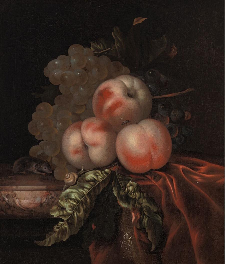 Still Life with Peaches