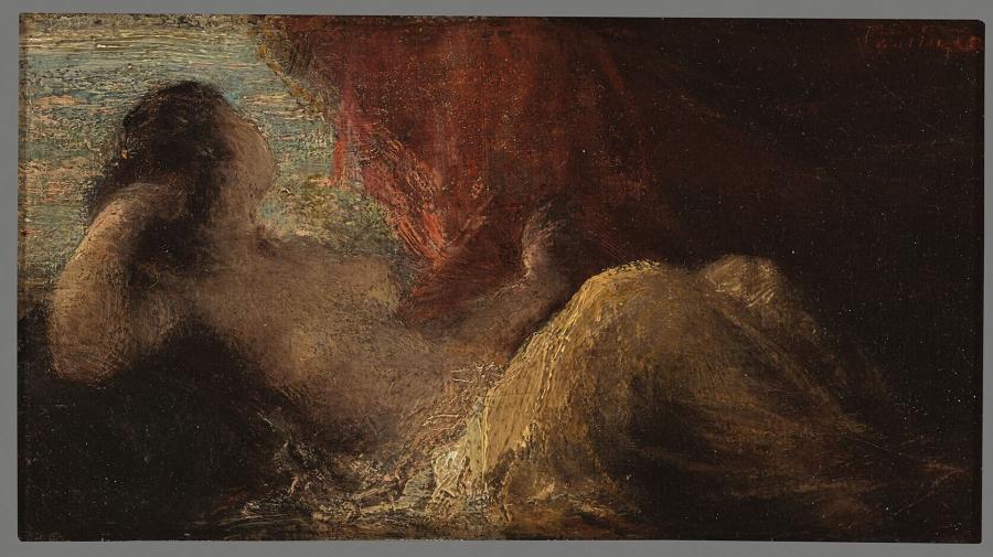 Reclining female nude