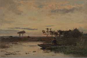 polderlandscape-with-fisherman