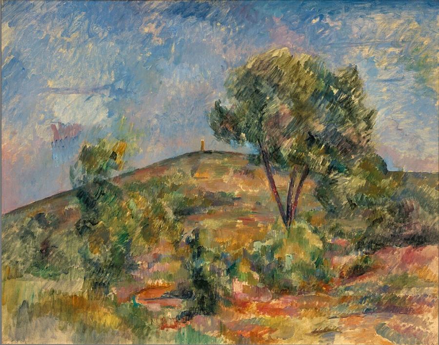 Landscape near Aix with the Tour de César