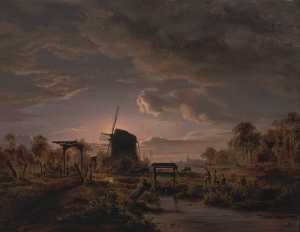 landschap-in-maanlicht