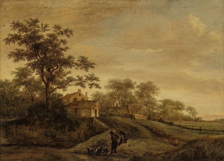 Landscape with Farmhouses