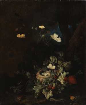 bird-s-nest-at-the-foot-of-a-tree