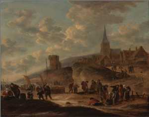 view-of-the-beach-near-a-village