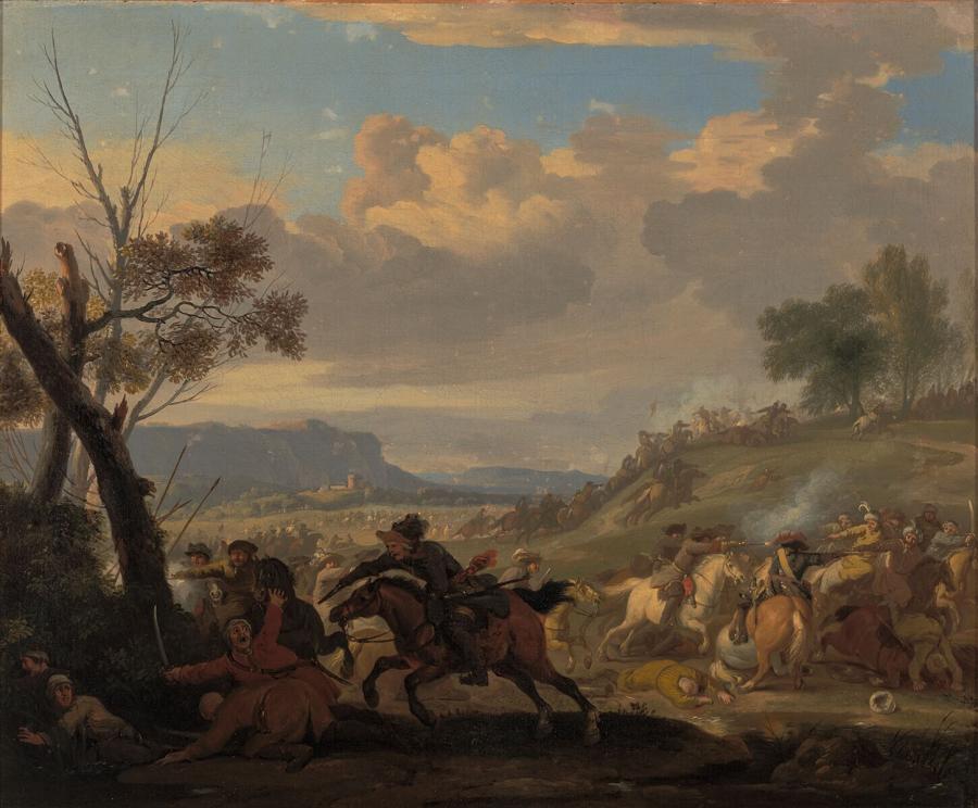 Battle of Imperial and Turkish Troops