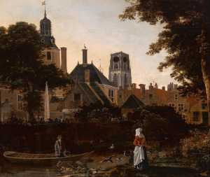 stadsgezicht-te-rotterdam-met-de-sint-laurenstoren