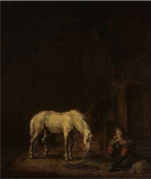 stable-with-white-horse