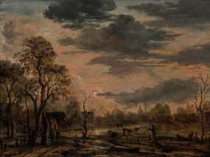 maannacht-in-een-dorp