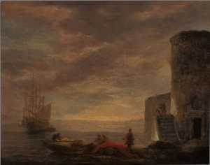 italiaanse-kust-bij-avond