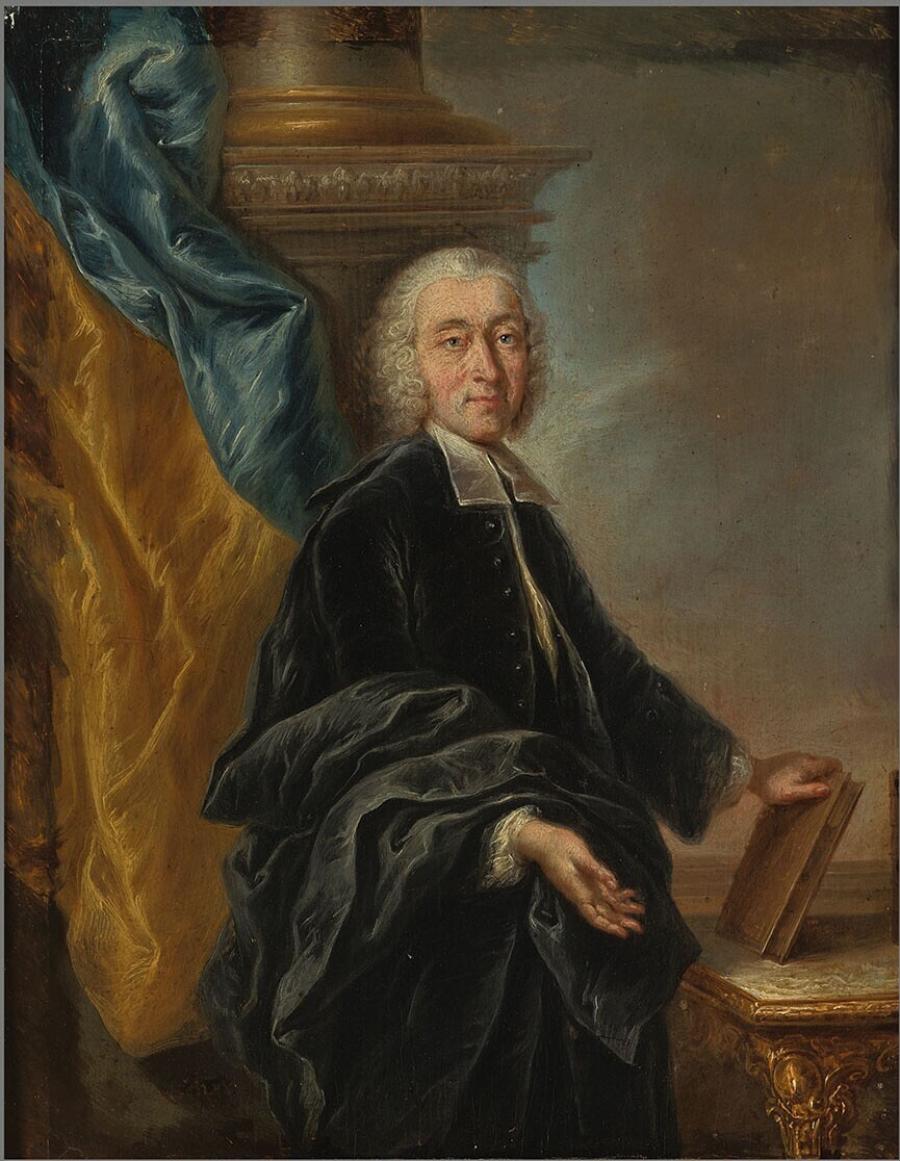 Portret van een abbé