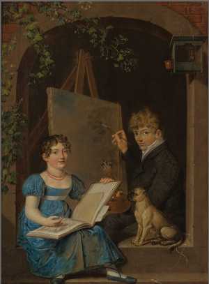 de-twee-oudste-kinderen-van-de-schilder