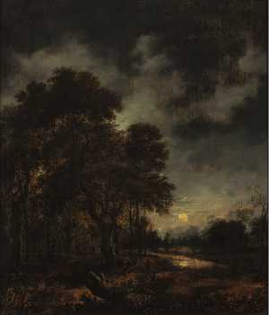 landschap-bij-maanlicht