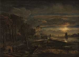 Landscape in Moonlight