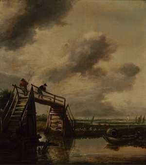 anglers-on-a-small-wooden-bridge