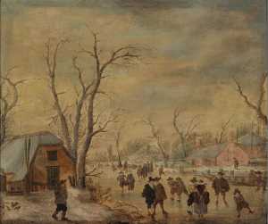 winter-scene-with-ice-skaters