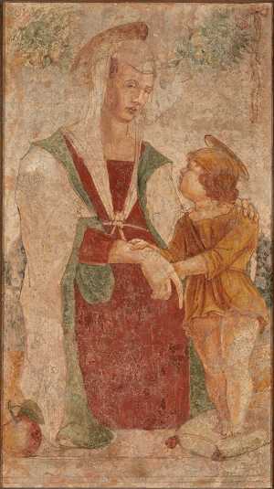 madonna-and-child-standing-on-a-pillow