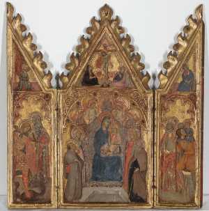 Madonna and child with saints