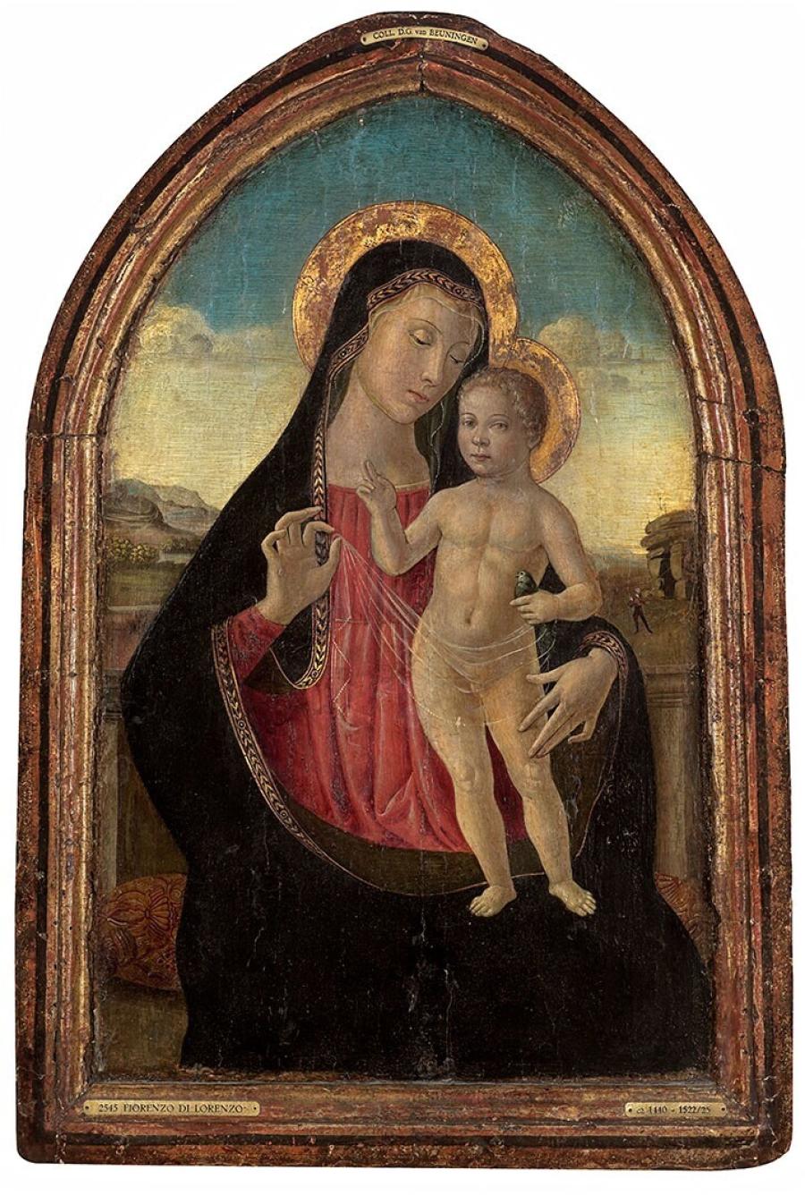 Madonna and Child in a Landscape