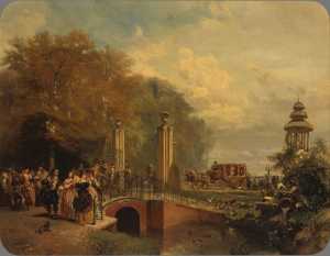 de-uitrit-uit-een-park