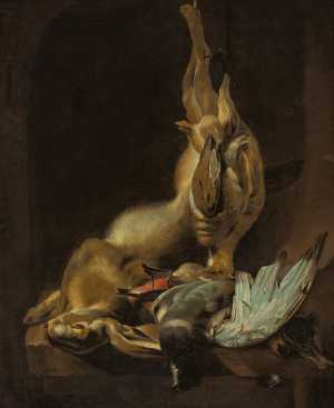 dead-hare-and-birds