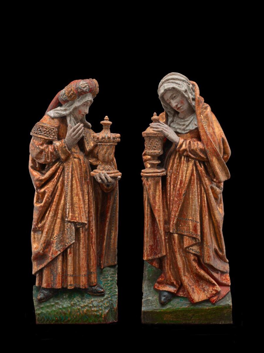 Twee heilige vrouwen met zalfpot