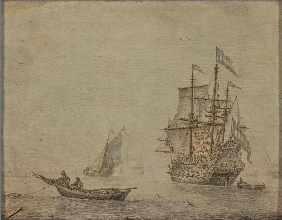 Ships lying in the roads