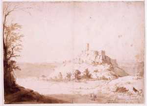 view-of-a-rock-with-a-castle-torre-di-chia