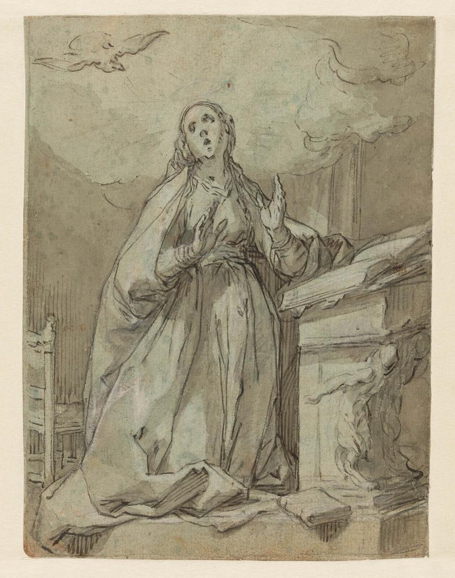 De Maria van de annunciatie