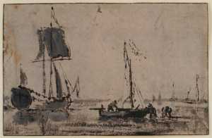 een-stil-water-met-schepen