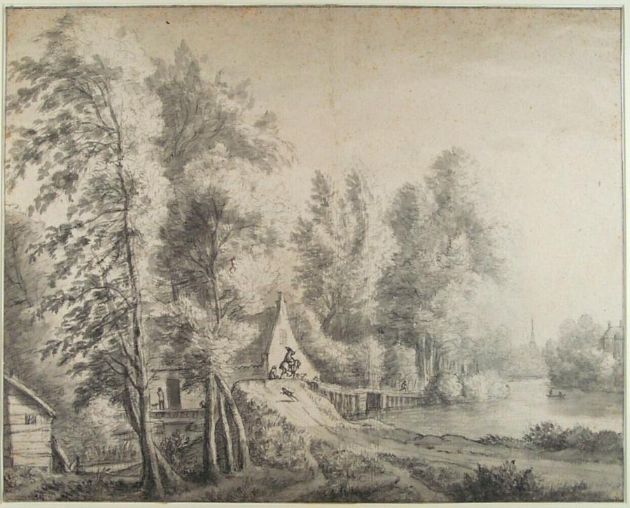 The Westsluis between Breukelen and Nieuwesluis