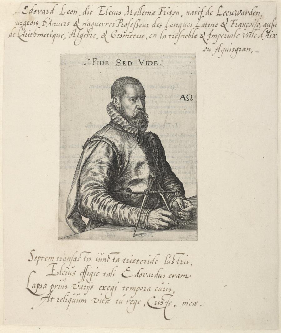 Portrait of Elcie Edouard Leon Mellema