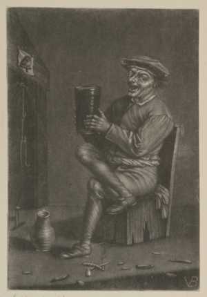 zittende-man-met-groot-glas