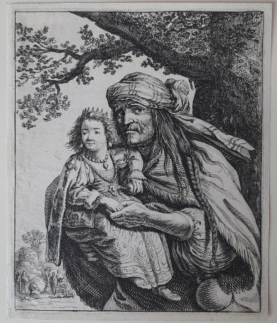 Roma woman Majombe with Constance