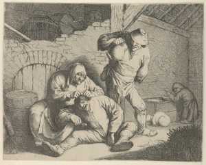 a-woman-catching-flees