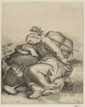 a-sleeping-countrywoman