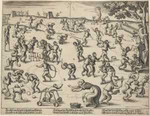 buiten-spelende-apen