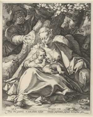 de-heilige-familie-onder-de-kersenboom