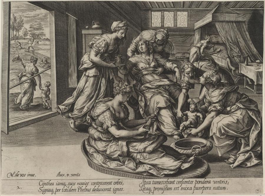 De geboorte van de zoon van de Sunamitische vrouw