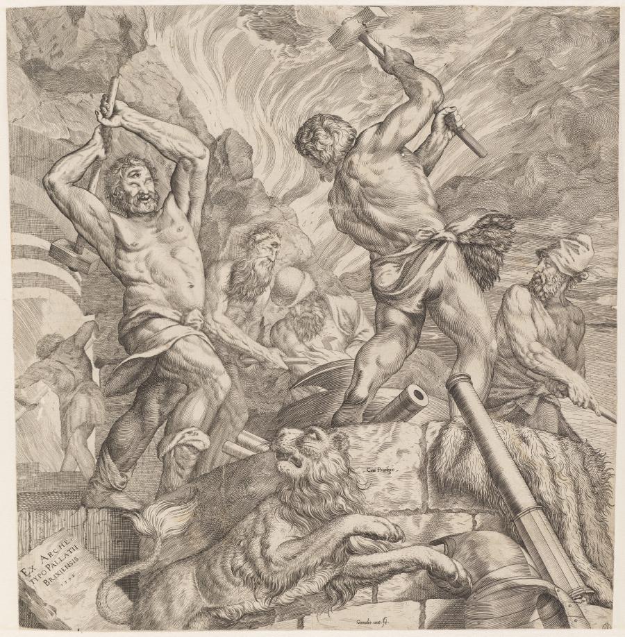 De cyclopen smeden wapens