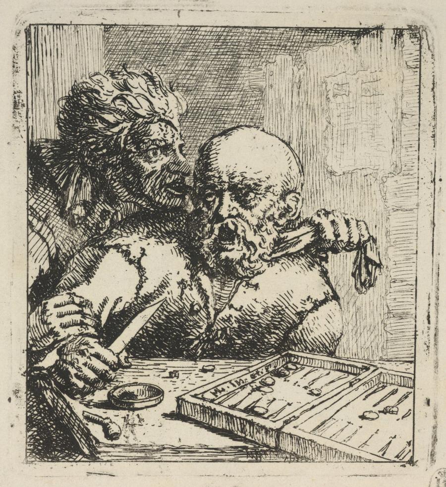 The Quarrel During the Backgammon