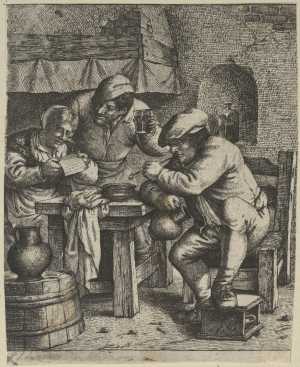 interior-of-a-cottage-with-a-woman-reading-a-letter