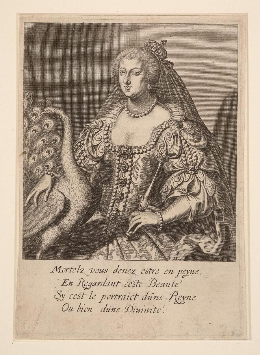 Portret van een koningin (Maria de' Medici ?)