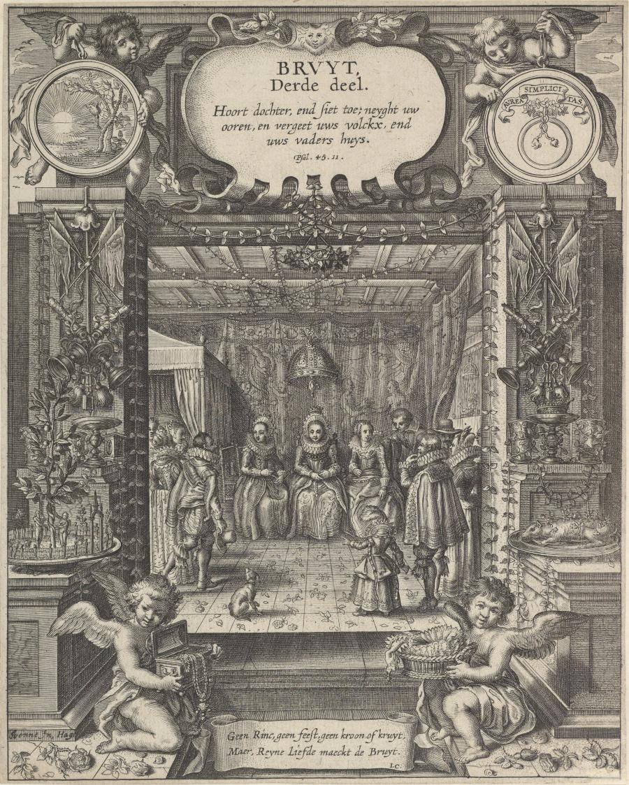 Titelblad van boek III van Jacob Cats' 'Houwelick'