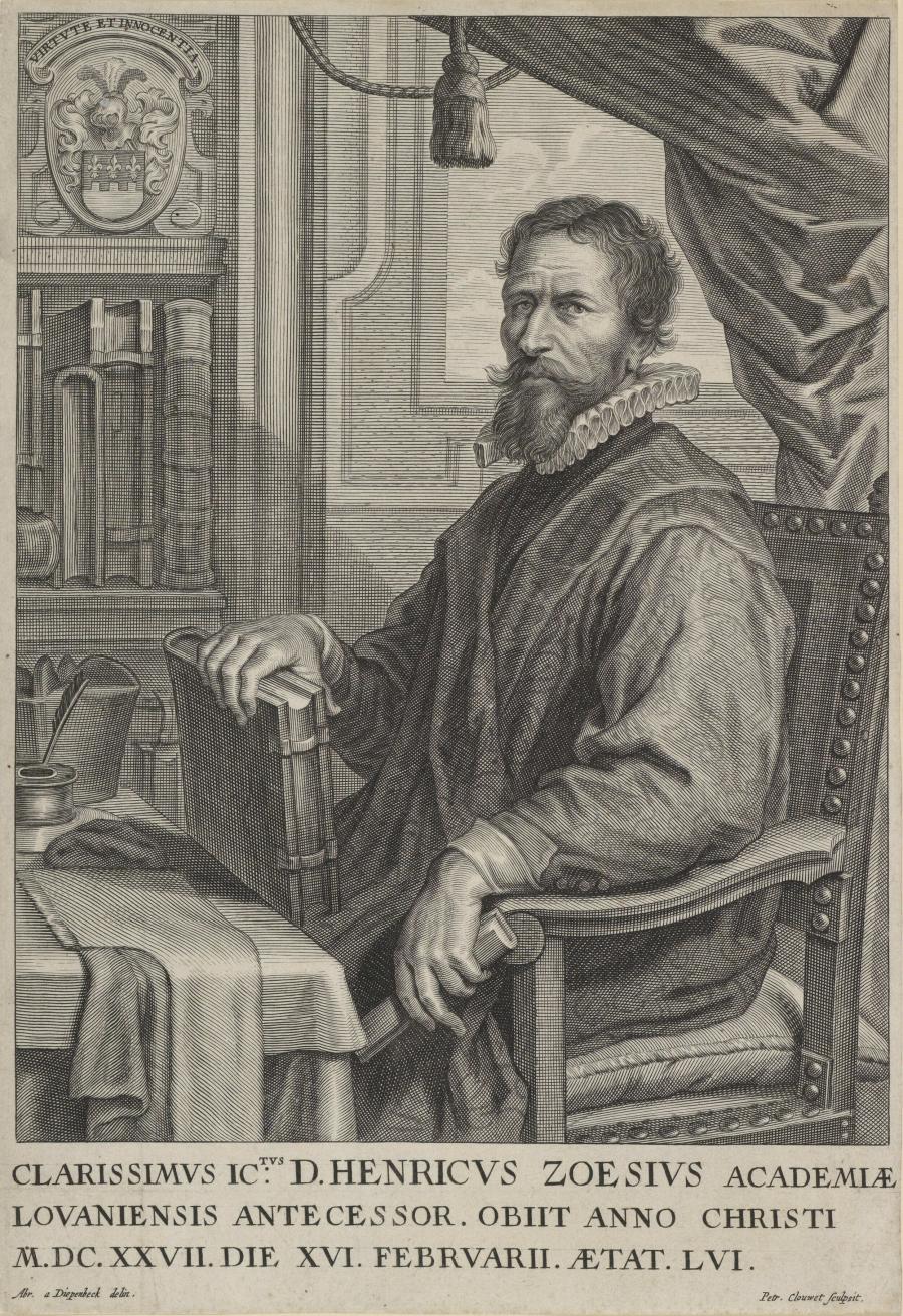 Portret van Henricus Zoesius